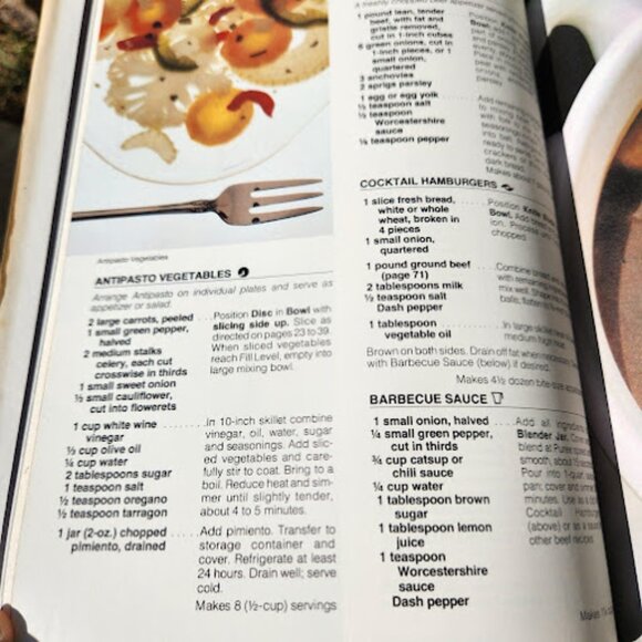 Cooking With A Food Processor Cookbook Book Hardcover GENERAL ELECTRIC 1978 - Picture 3 of 12